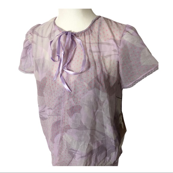 Diane von Furstenberg Vintage NWT Deadstock 2 Piece Lingerie Night Set - Picture 3 of 12